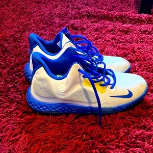 Nike KD Trey 5 VII (GS) White/Racer Blue Boy's Basketball Shoes - Size 6Y